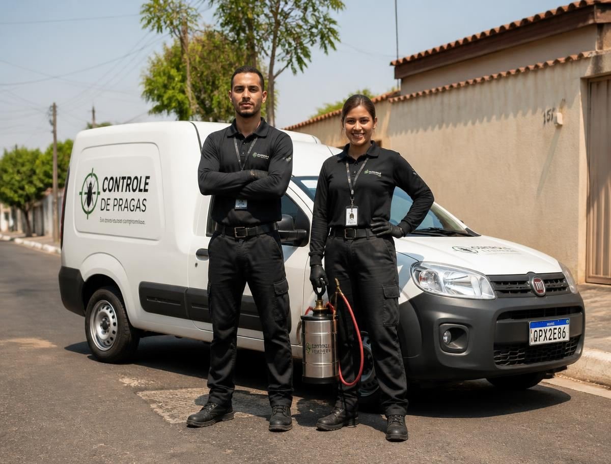 Equipe da Texas Prag Dedetizadora